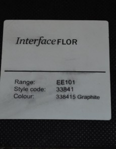 Килимова плитка Interfaceflor 338415 graphite - высокое качество по лучшей цене в Украине.